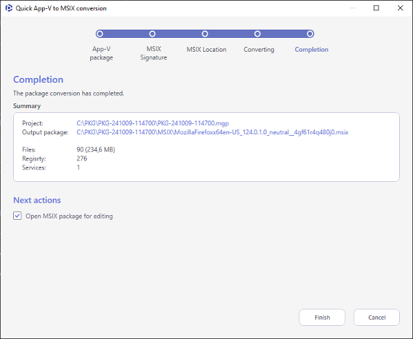 appv to msix conversion